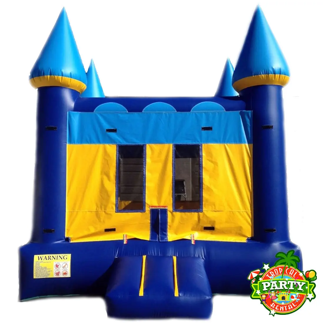 Bounce House Blue