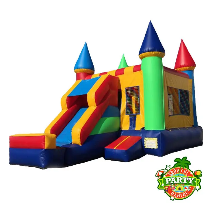 Bounce House Slide Green