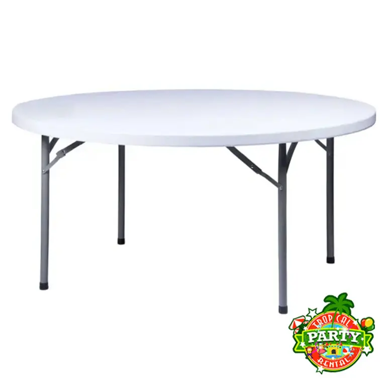 Plastic Round Table 60in