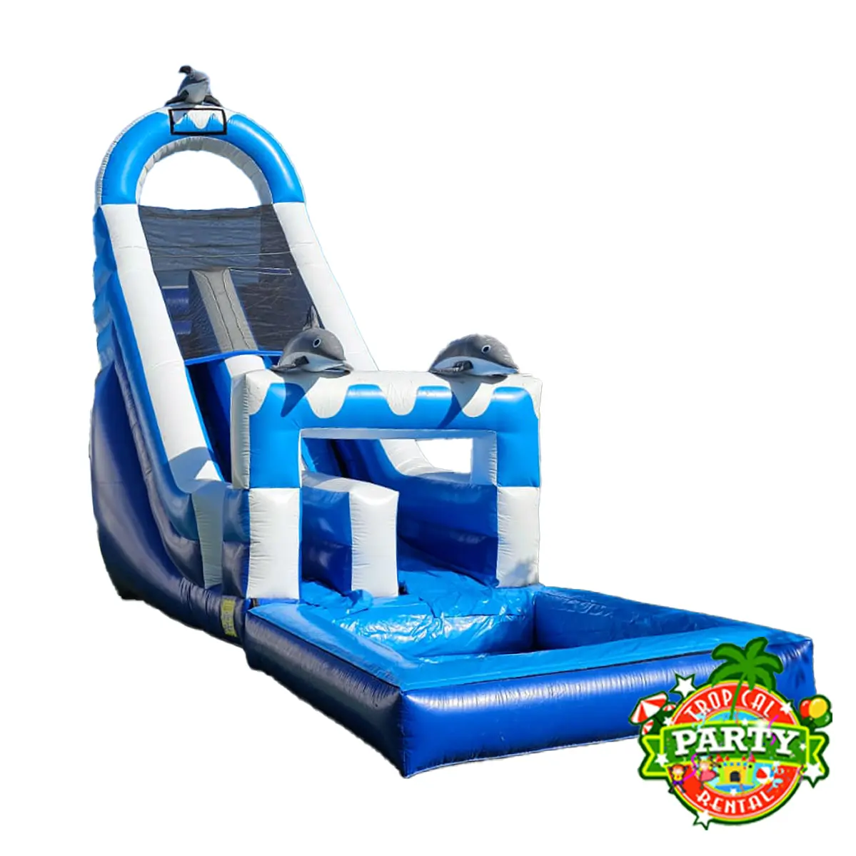 Water Slide Blue