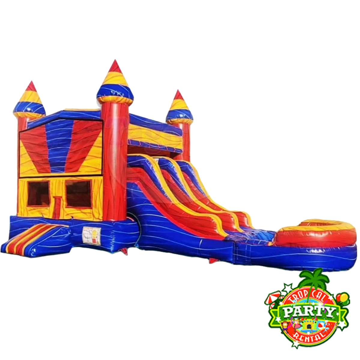 Water Doble Slides Multicolor